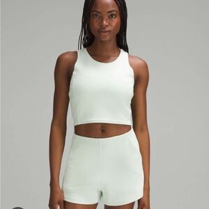 Lululemon ribbed softstreme shorts- Bone